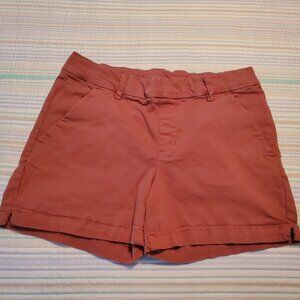 Jag "Maddie" Shorts Size 8 - Terracotta clay pot color 5" inseam